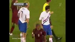 Грубейший матч в истории. Футбольный матч Португалия — Нидерланды (2006)