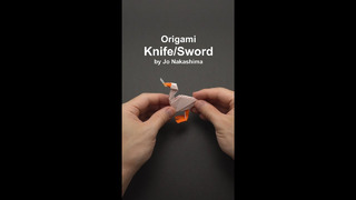 ORIGAMI KNIFE/SWORD (Jo Nakashima) – #shorts