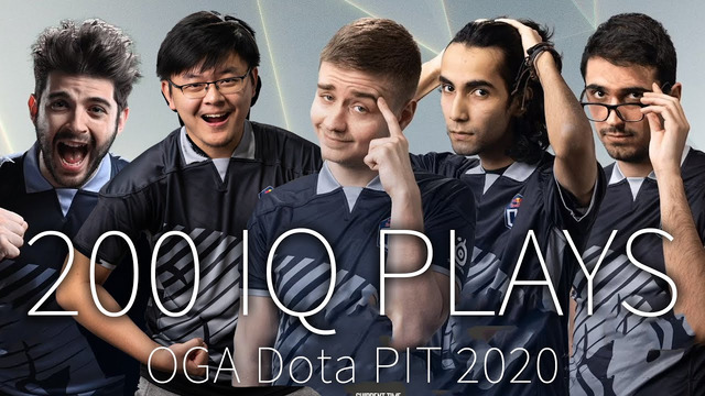 200 iq and smart outplays on oga dota pit 2020