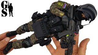 Российский спецназ СОБР Рысь – фигурка в масштабе 1:6 от DAM Toys