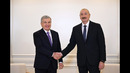 Shavkat Mirziyoyev Ilhom Aliyev bilan uchrashuv oʻtkazdi