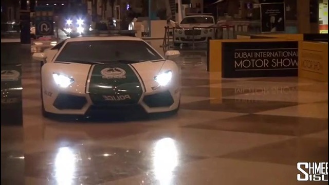 Полицейские суперкары Дубая в действии – Brabus B63S, Aventador, SLS, Bentley Conti