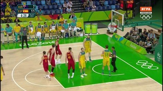 Рио-2016. Баскетбол. Мужчины Матч за 3-е место Австралия – Испания часть 1