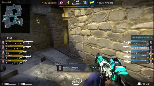 ESL Pro League S5: Na’Vi vs NRG [Cbble] Dallas Finals | CS:GO