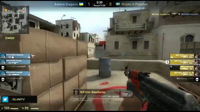 DH Bucharest 2013: NiP vs Astana Dragons (Game 3, DUST2) Semi-Finals 480p