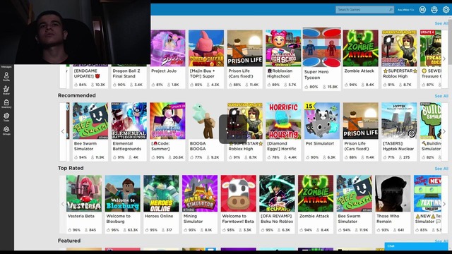 Томогочи играет Roblox