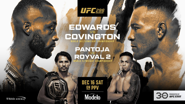 UFC 296: Edwards vs Covington (Основной кард) 17.12.2023 | Леон Эдвардс VS Колби Ковингтон