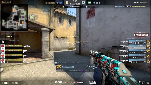 CS:GO: StarSeries S3: Fnatic vs HellRaisers (inferno) SL i-League, EU Qualifier