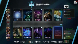DOTA2: ESL One Manila 2016: TeamSecret vs TeamEmpire Game 1 (Groupstage, Group B)