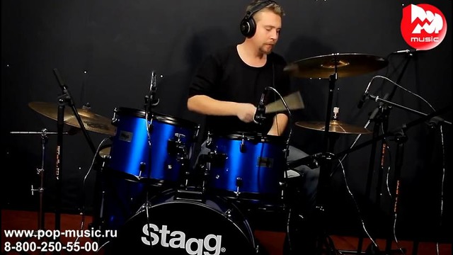 13) Барабанная установка STAGG TIM122 0002