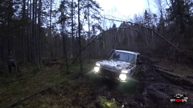 OffroadSPB. Никогда не катайтесь по лежневкам) Смотреть до конца