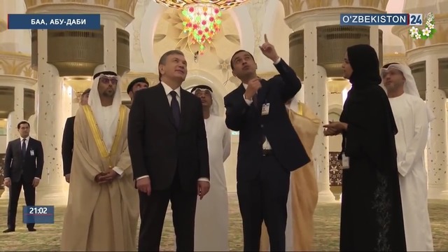 Shavkat Mirziyoyev dunyoga mashhur Shayx Zayd masjidini ziyorat qildi (25.03.2019)