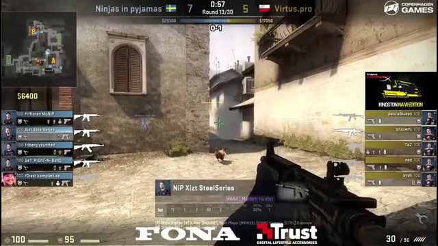 Copenhagen 2014: Grand Final: NiP vs Virtus.Pro (Map 2, de inferno) HQ