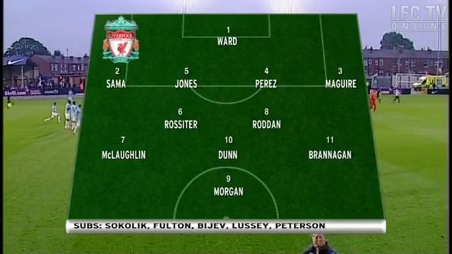 U21 – ManCity 0-2 Liverpool FC 23/09/2013