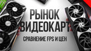 Рынок видеокарт – полный разнос и сравнение fps во всех разрешениях экрана – топ сегмент
