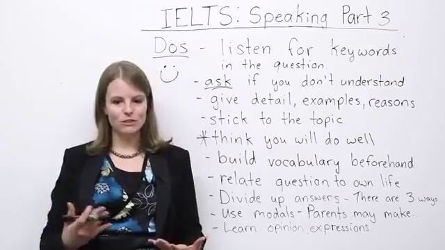 IELTS SECRET! Speaking keywords
