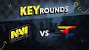 Key rounds NAVI vs FaZe on Mirage @ ESL Pro League S7
