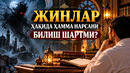 ЖИНЛАР ҲАҚИДА ҲАММА НАРСАНИ БИЛИШ ШАРТМИ