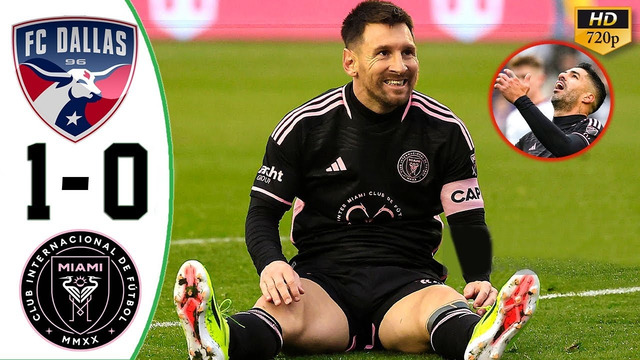 Messi is Angry Dallas vs Inter Miami 1-0 All Goals & Highlights 2024