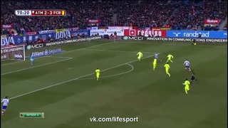 Атлетико 2:3 Барселона–(HD) Полный обзор матча | Кубок Испании 2014/15 | 1/4 финала