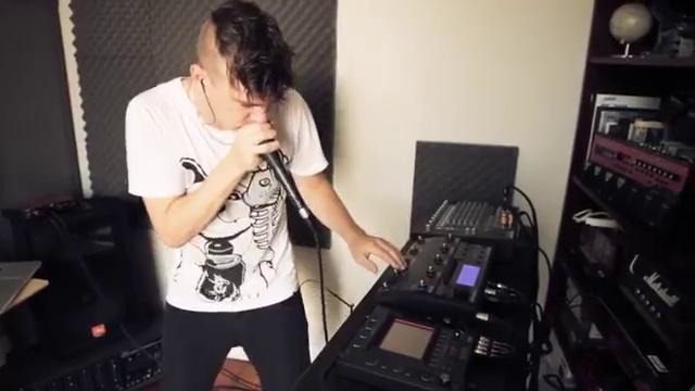 Thepetebox ‘live to tape’ – where’s your head at – loop pedal beatbox