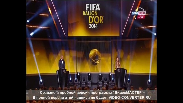 Ballon D’or 2014 winner Cristiano Ronaldo