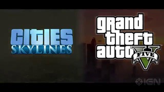 Трейлер GTA 5 в игре Cities: Skylines