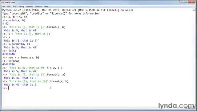 64 Phython String Methods Formatting strings with str format