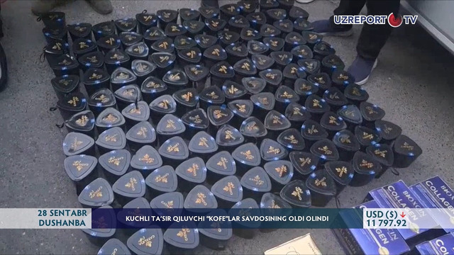 Kuchli ta’sir qiluvchi “kofe”lar savdosi oldi olindi