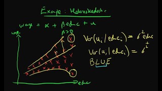 55. Heteroskedastic errors – example 1
