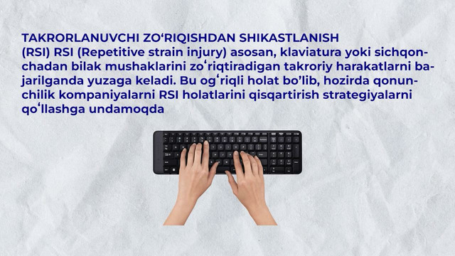 6-bob 3-mavzu. Axborot texnologiyasi (AT) jihozlaridan uzoq muddat foydalanishning sog‘liqqa ta’siri