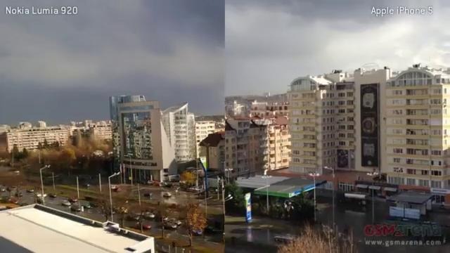 Nokia Lumia 920 vs Apple iPhone 5 image stabilization test