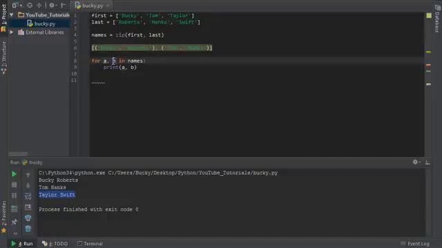 Python Programming Tutorial – 39 – Zip (and yeast infection story)