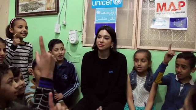 Dua Lipa Meets Children And Young People at Refugee Settlements In Lebanon