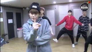 When BTS was practicing the showcase