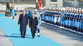 Shavkat Mirziyoyev Turkiyaga tashrif buyurdi (19/02/2020)