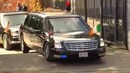 Застрял Лимузин Обамы в Дублине. Ржач)