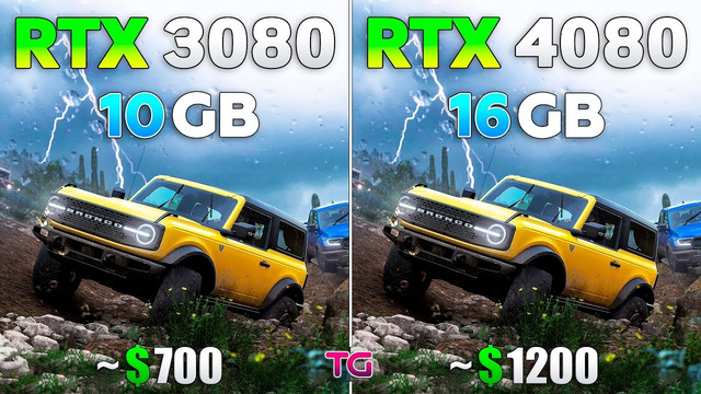 RTX 3080 vs RTX 4080 – Test in 10 Games