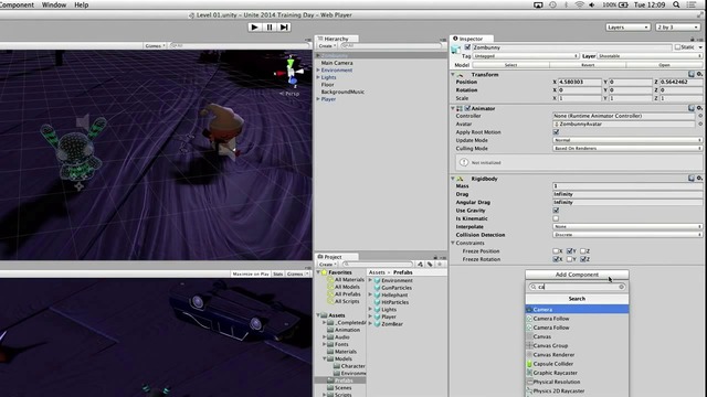 Survival Shooter Tutorial – 4 of 10 – Adding Enemy one