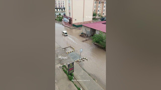 Потоп в разных городах Узбекистана