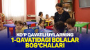 Ko‘p qavatli uylarning 1-qavatidagi bolalar bog‘chalari aholiga qulaylik yaratmoqda