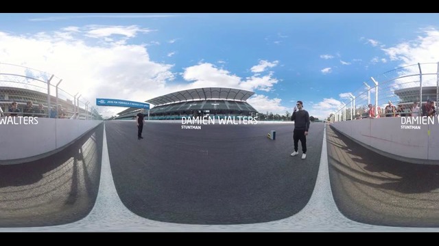 Damien Walters Formula E Backflip In 360 Degrees