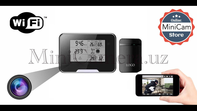 Метеостанция со встроенной скрытой видеокамерой – WiFi