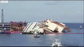 Costa Concordia kemasini qutqarish jarayoni