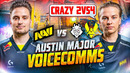 NAVI Voicecomms vs Vitality, G2 at BLAST.tv Austin Major 2025