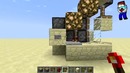 Minecraft] Урок 72 Прозрачная дверь 2x2! Невидимые поршни