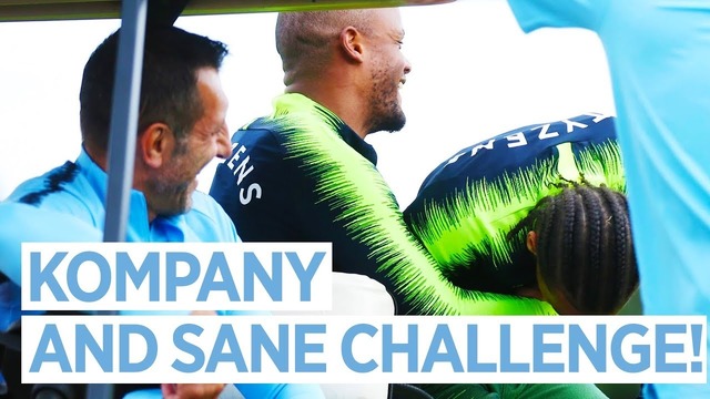 Kompany challenges sane! | training | 1st august 2018