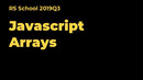 JS Arrays
