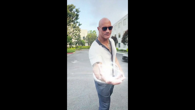 Dwayne Johnson Throws Giant Lightning Ball #shorts #blackadam