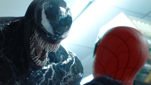 «Venom» eats Spider-Man | Venom Trailer Final Scene